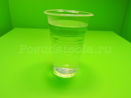 Стакан пластиковый одноразовый ПП 330-400мл прозрачный Упакс Юн 50 шт/уп, 1000 шт/кор